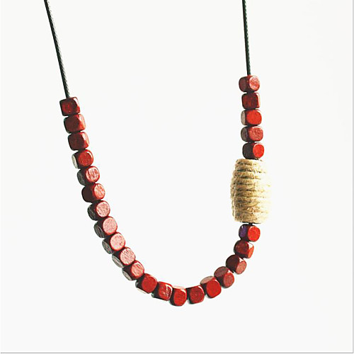 

Choker Necklace Beaded Necklace Chains Women's Resin Unique Design Trendy Romantic Boho Cute Cool Coffee 90 cm Necklace Jewelry for Street Gift Daily Promise Festival / Long Necklace / Charm Necklace