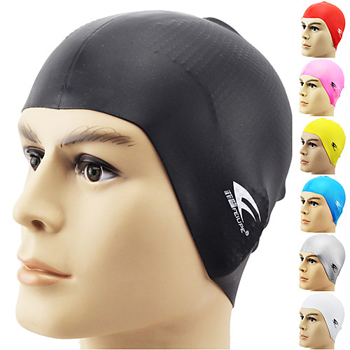 

Swim Cap for Adults Silicone Anti-Slip Stretchy Durable Swimming Watersports