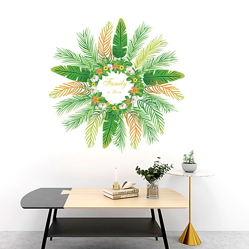

WallDecals Decor Vinyl DIY Green Tree Leaves Wall Stickers Removable Waterproof Wallpaper Decals Art Easy Peel & Stick for Kids Room Living Room Bedroom 30602CM