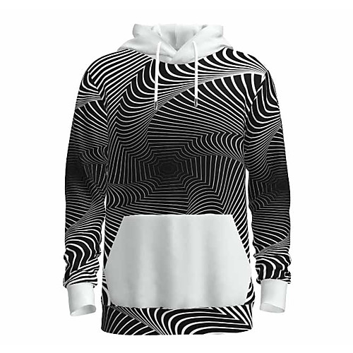 

Men's Daily Pullover Hoodie Sweatshirt 3D Tie Dye Graphic Hooded Basic Hoodies Sweatshirts Long Sleeve Dark Gray