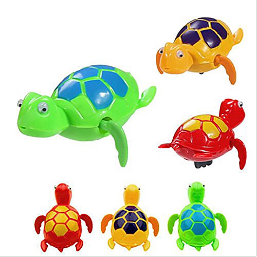 

clockwork wind up funny toys swimming chain turtle baby bath toys (a)