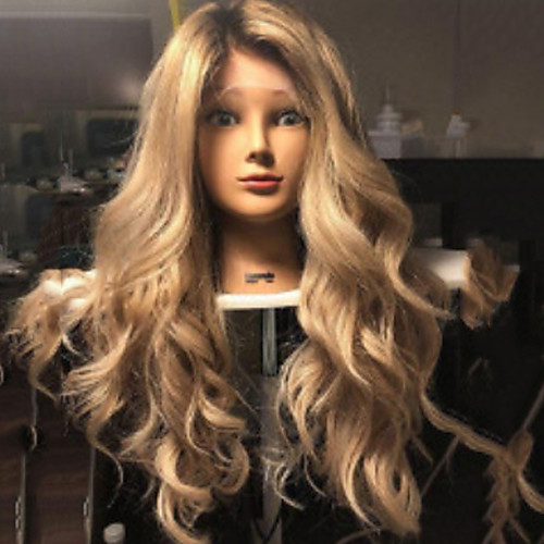 

Synthetic Wig Curly Asymmetrical Wig Very Long Brown Synthetic Hair 26 inch Women's Classic Exquisite Fluffy Brown