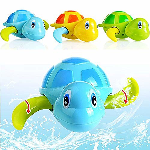 

baby bathtub wind up turtle toys fun multi colors bathtub pool toys cute water play sets for kids boys girls 3 pcs - style1