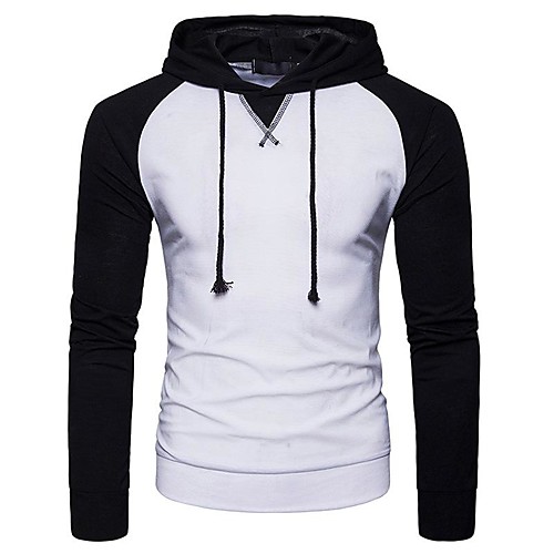 

Men's Daily Tops Cotton Casual Light Gray White Red