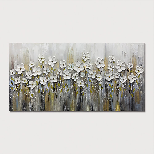 

Oil Painting Hand Painted - Abstract Modern Stretched Canvas
