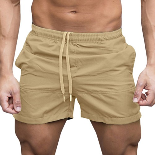 

Men's Running Shorts Bermuda Shorts Athletic Capri Pants Formal Style Beach Volleyball Lightweight Normal Sport Gray khaki Black Light Green Army Green Dark Blue