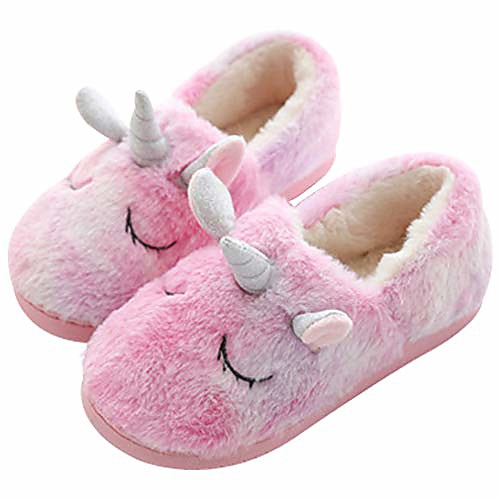 

women slippers unicorn cute house slippers ladies pink teen girls slippers