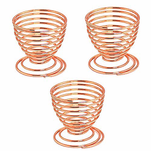 

makeup sponge holder, stainless steel display organizer for beauty sponge, brushes. (champagne)