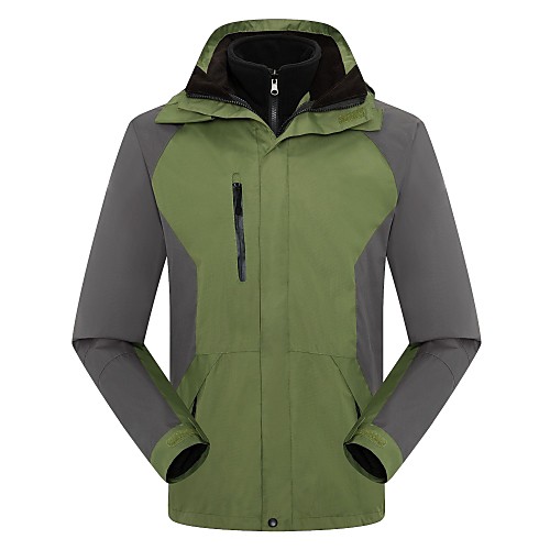 

Women's Hoodie Jacket Hiking Jacket Rain Jacket Winter Outdoor Thermal Warm Lightweight Windproof Breathable Hoodie Top Cotton Camping / Hiking Hunting Fishing Navy orange ArmyGreen / Quick Dry