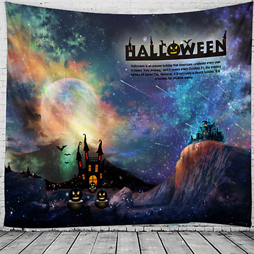 

Classic Theme / Halloween Wall Decor 100% Polyester Classic / Psychedelic Wall Art, 150100 cm Decoration