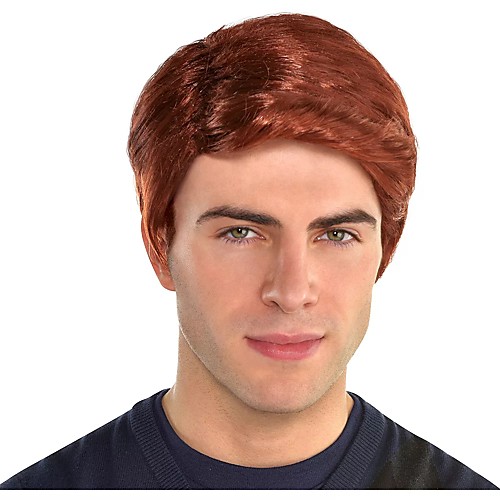 

Cosplay Wig Red Hair kinky Straight Asymmetrical Wig Short Brown Synthetic Hair Men's Anime Cosplay Exquisite Brown