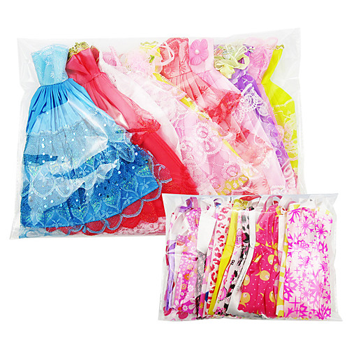 

Doll Dress Party / Evening For Barbiedoll Lace Organza Dress For Girl's Doll Toy / Kids