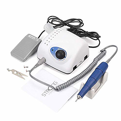 

strong 210 105l 65w 35000rpm electric nail drill machine 210 model handpiece manicure pedicure nail file bit nail art equipment