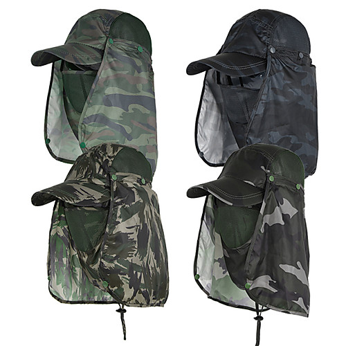 

Women's Men's Sun Hat Hiking Hat Schooner Bank Cachalot 1 PCS Outdoor Portable Breathable Quick Dry Ultraviolet Resistant Hat Camo Nylon Black Army Green Camouflage for Hunting Fishing Climbing