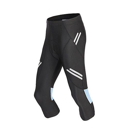 

WOSAWE Men's Women's Cycling Padded Shorts Cycling Shorts Bike Tights Bottoms Sports Patchwork Black Mountain Bike MTB Road Bike Cycling Clothing Apparel Semi-Form Fit Bike Wear / Micro-elastic