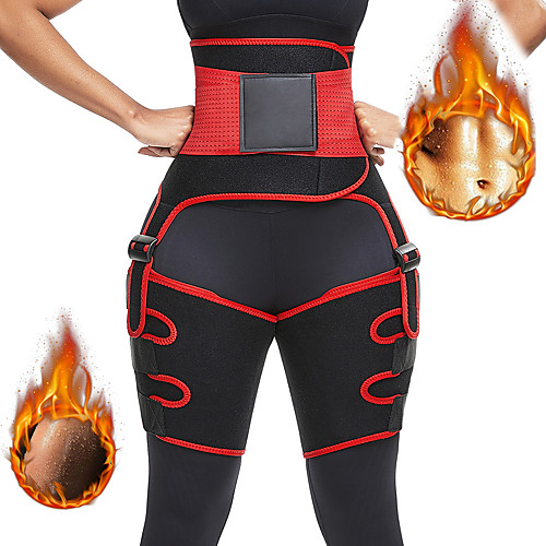 

Neoprene Slim Thigh Trimmer Leg Shapers Slimming Belt Neoprene Waist Trainer Shaper Slimming Belt Adjustable Waist Belt Sports Neoprene Home Workout Fitness Gym Workout Adjustable Tummy Control Leg