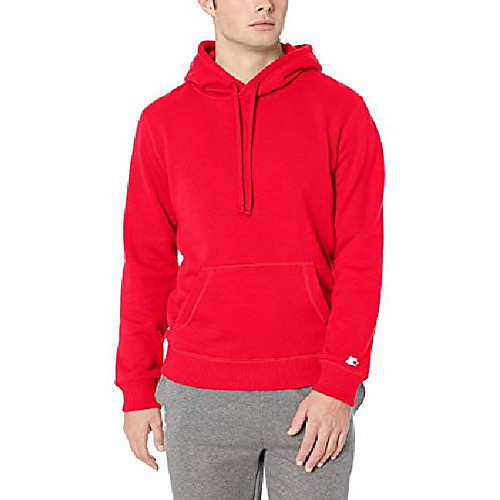 

men's pullover hoodie, amazon exclusive, team red, xxx-large