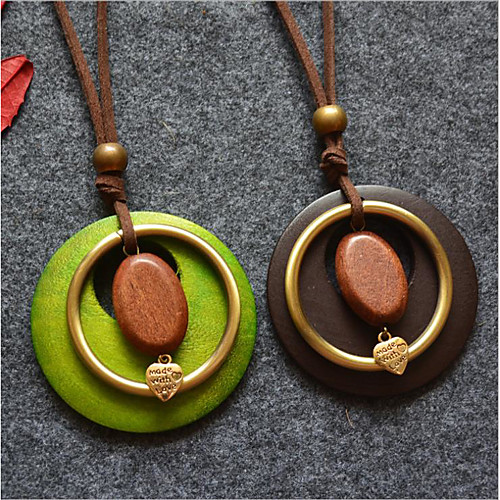 

Choker Necklace Chains Long Necklace Women's Unique Design Romantic Trendy Boho Cute Cool Light Green Coffee 95 cm Necklace Jewelry for Street Gift Daily Promise Festival / Charm Necklace