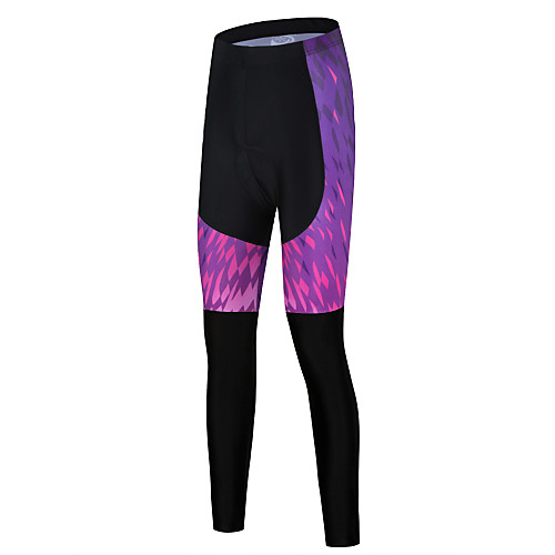 

Women's Cycling Tights Bike Tights Breathable Sports Purple Clothing Apparel Race Fit Bike Wear / Micro-elastic
