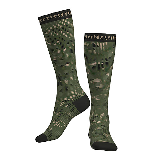 

Compression Socks Long Socks Over the Calf Socks Athletic Sports Socks Cycling Socks Men's Women's Bike / Cycling Breathable Soft Comfortable 1 Pair Camo / Camouflage Cotton Green M L / Stretchy