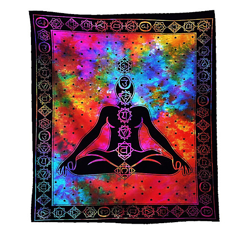 

Mandala Bohemian Wall Tapestry Art Decor Blanket Curtain Hanging Home Bedroom Living Room Dorm Decoration Boho Hippie Indian Buddha Polyester Psychedelic