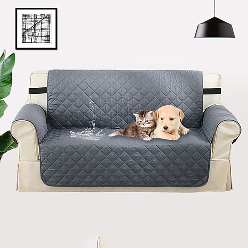 

Easy-Going Sofa Slipcover Reversible Sofa Cover Water Resistant Couch Cover Furniture Protector with Elastic Straps for Pets Kids Children Dog Cat