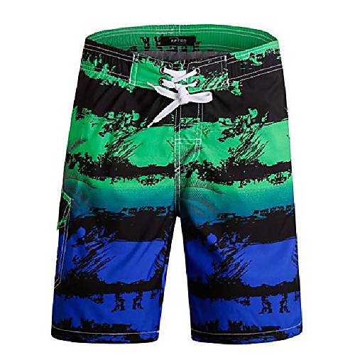 

men's swim trunks beach holiday bathing suits swimwear #1701 blue l