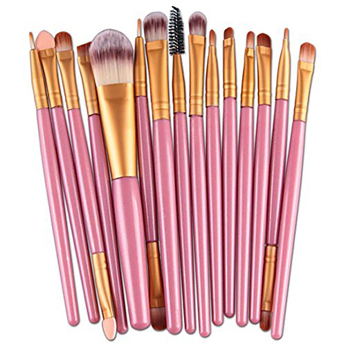 

15pcs makeup brush set,lavany make up brushes set foundation powder eyeshadow eyeliner cosmetics tools for women girls