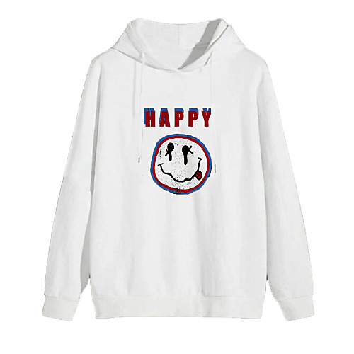 

Men's Pullover Hoodie Sweatshirt Striped Print Round Neck Daily Other Prints Basic Hoodies Sweatshirts Long Sleeve White