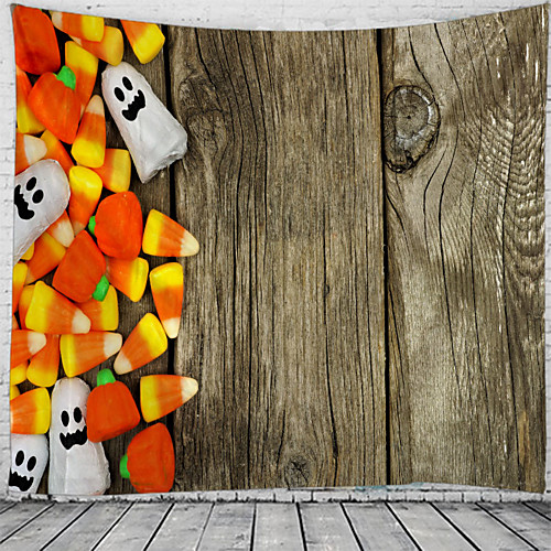 

Halloween Wall Tapestry Art Decor Blanket Curtain Picnic Tablecloth Hanging Home Bedroom Living Room Dorm Decoration Psychedelic Ghost Haunted Scary Polyester