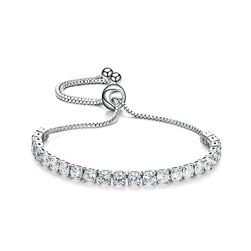 

fashion adjustable chain bracelet for women,cubic zirconia platinum plated gift bracelet of luxury shining jewelry