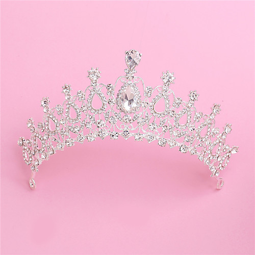 

Crystal / Alloy Tiaras with Crystal / Rhinestone 1 Piece Wedding / Special Occasion Headpiece