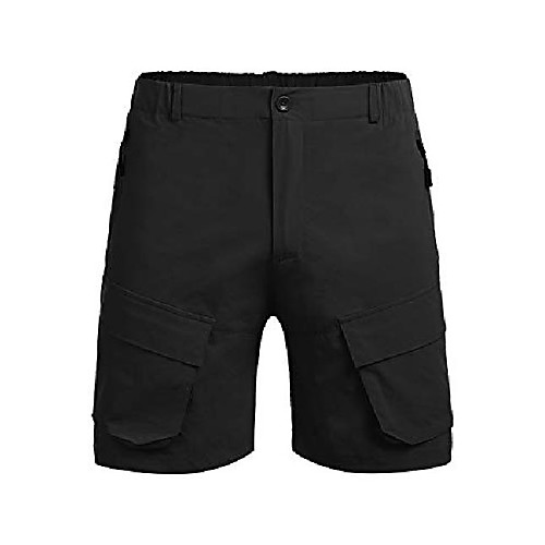 

Hiking Shorts Hiking Cargo Pants Summer Outdoor Breathable Quick Dry Sweat-wicking Multi-Pocket Shorts Bottoms Light Gray Dark military color Black khaki 36 38 30 31 32 / Wear Resistance