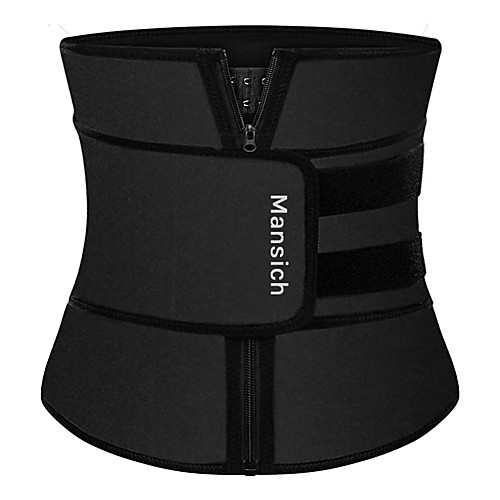 

Body Shaper Sweat Waist Trimmer Sweat Waist Trainer Corset Sports SBR Yoga Gym Workout Pilates Durable Weight Loss Tummy Fat Burner Hot Sweat For Women