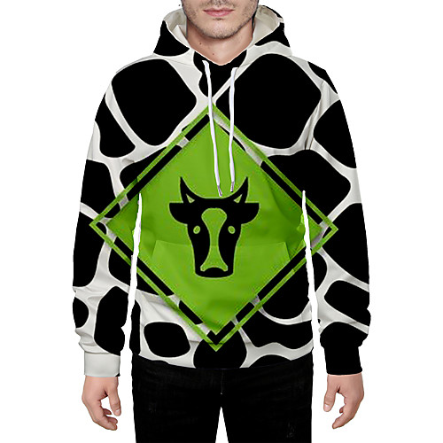 

Men's Pullover Hoodie Sweatshirt Graphic 3D Animal Hooded Daily 3D Print Basic Hoodies Sweatshirts Long Sleeve Black