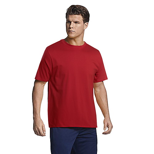 

Men's Unisex T shirt Other Prints Solid Colored Plus Size Short Sleeve Daily Tops Cotton Basic White Black Red