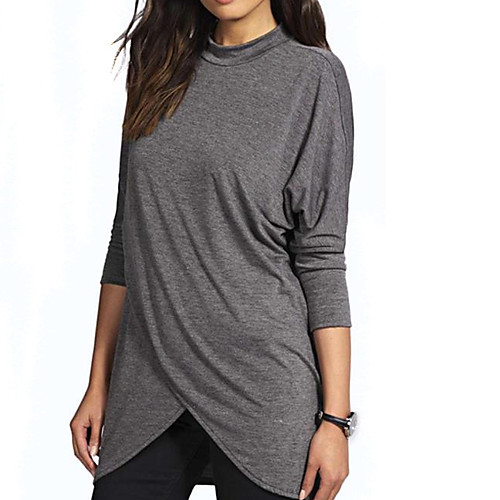 

Women's Sweatshirt Pullover Pure Color Crew Neck Cotton Solid Color Sport Athleisure Sweatshirt Long Sleeve Warm Soft Comfortable Everyday Use Casual Daily / Winter