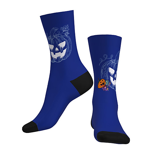 

Crew Socks Compression Socks Calf Socks Athletic Sports Socks Cycling Socks Men's Women's Bike / Cycling Breathable Soft Comfortable 1 Pair Funny Cotton Blue M L / Stretchy / Mountain Bike MTB