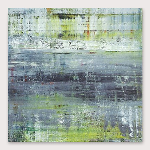 

Oil Painting Hand Painted Square Abstract Modern Stretched Canvas