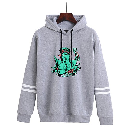 

Inspired by JoJo's Bizarre Adventure JOJO Hoodie Polyster For Men's