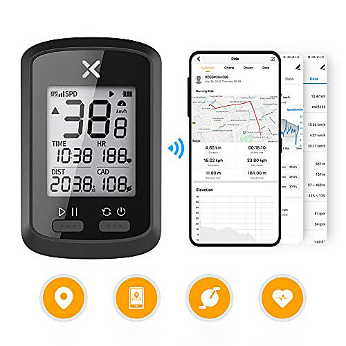 

g gps cycling computer wireless bike speedometer odometer cycling tracker waterproof road bike mtb bicycle bluetooth ant with cadence