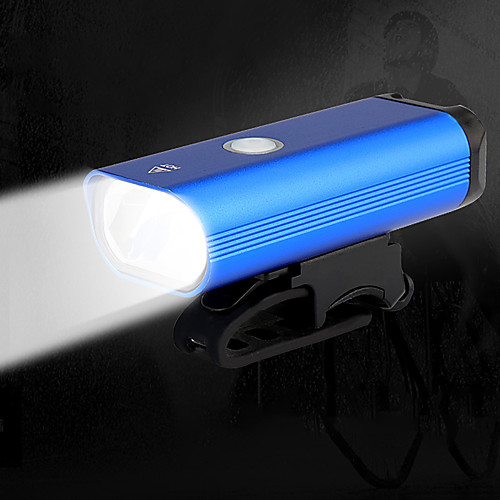 

bike lights front and back usb rechargeable bright bicycle light set front and rear light ipx5 waterproof cycling camping led flashlight runtime 8 hours 400 lumen (blue)