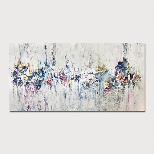 

Oil Painting Hand Painted Horizontal Abstract Modern Stretched Canvas