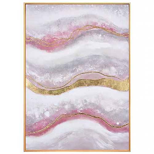 

Oil Painting Hand Painted Vertical Abstract Landscape Comtemporary Modern Rolled Canvas (No Frame)