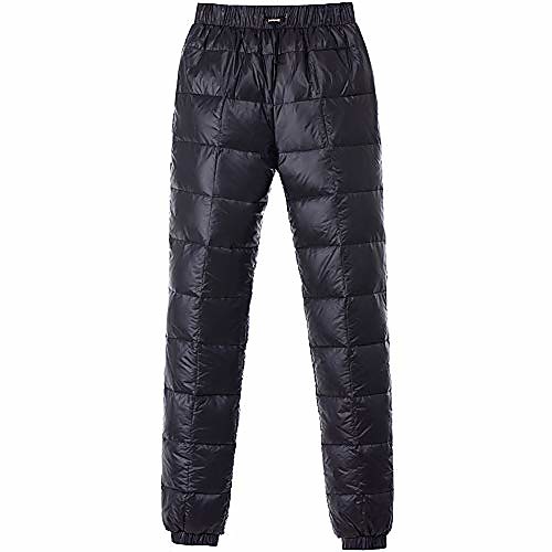 

women's winter warm loose utility down pants sassy high waisted nylon compression snow trousers
