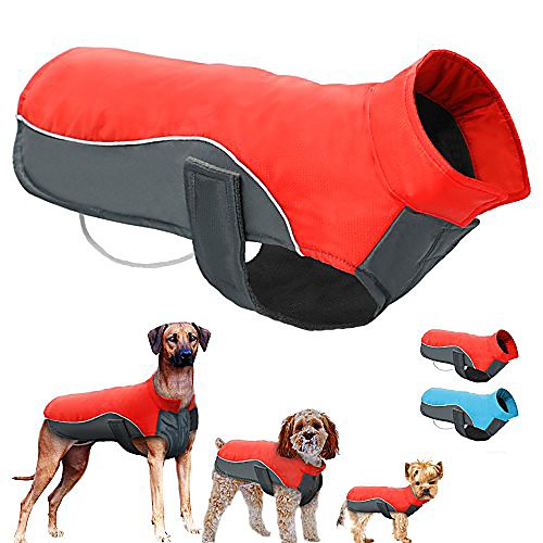 

waterproof warm winter dog coat dog jacket vest clothes dog clothes dog clothes for small medium large dogs,l
