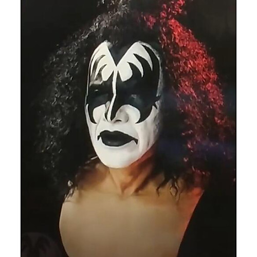 

Latex Mask Inspired by Gene Simmons White Halloween Halloween Teen Adults' Men's Women's