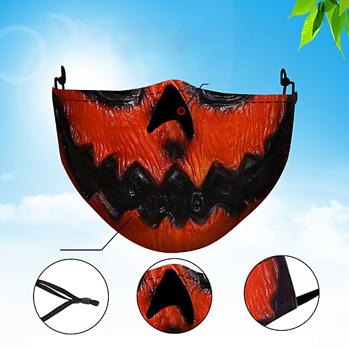 

Halloween cross-border PM2.5 printing dustproof protective 3D three-dimensional mask washable cotton mask wholesale customization