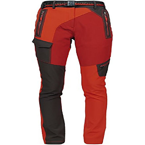 

women's outdoor hiking & climbing comfort stretch midweight pants pw5310 orange 35