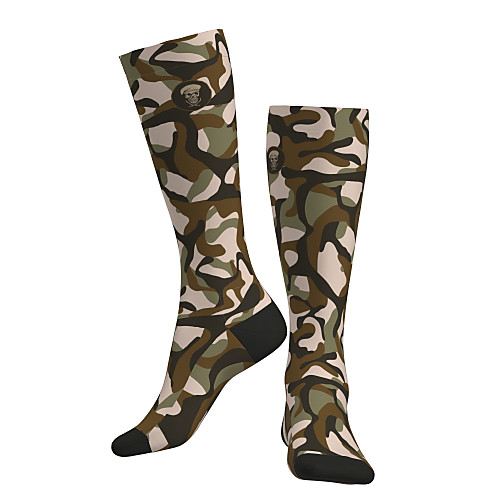 

Compression Socks Long Socks Over the Calf Socks Athletic Sports Socks Cycling Socks Women's Men's Bike / Cycling Breathable Soft Comfortable 1 Pair Camo / Camouflage Cotton Green S M L / Stretchy